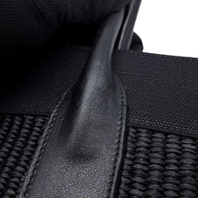 Load image into Gallery viewer, SAINT LAURENT PARIS Rive Gauche Tote Bag Black509415 Raffia Canvas Leather