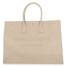 将图像加载到图库查看器中,SAINT LAURENT PARIS Rive Gauche Tote Bag Beige587273 Leather