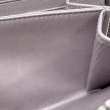 将图像加载到图库查看器中,PRADA Soft Looks Leather Round Zip Long Wallet Gray Beige2ML059 Leather