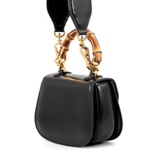 Load image into Gallery viewer, GUCCI Bamboo 1947 Mini Bag Black686864 Leather
