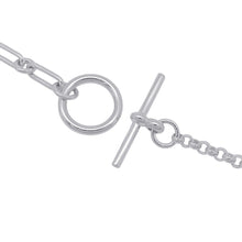 将图像加载到图库查看器中,HERMES Chaine d'Ancre Punk Necklace Size MM/ST SV925