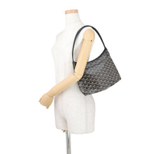 Load image into Gallery viewer, GOYARD Boheme Hobo Bag BlackBOHEMEMINTY01CL01P PVC Leather Size Mini