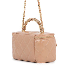 Load image into Gallery viewer, CHANEL Vanity bag Beige Leather