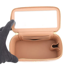 Load image into Gallery viewer, CHANEL Vanity bag Beige Leather