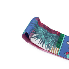 将图像加载到图库查看器中,HERMES Twilly Grand Theatre Nouveau Blue Lavande / Rose / Vert Silk100%