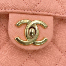 将图像加载到图库查看器中,CHANEL Matelasse Vanity Bag 2-Way Shoulder Bag salmon pinkAS3729 Caviar Leather Size Small