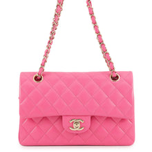 将图像加载到图库查看器中,CHANEL Matelasse W Flap ChainShoulder Bag PinkA01113 Caviar Leather Size 23
