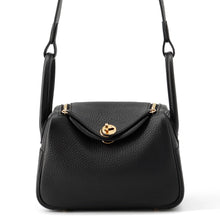 将图像加载到图库查看器中,HERMES Lindy Black Taurillon Clemence Size Mini