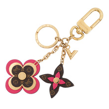 Load image into Gallery viewer, LOUIS VUITTON Blooming Flower BB Keychain Gold/PinkM63084 Metal Monogram Size BB