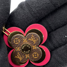 Load image into Gallery viewer, LOUIS VUITTON Blooming Flower BB Keychain Gold/PinkM63084 Metal Monogram Size BB