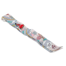 将图像加载到图库查看器中,HERMES Twilly Flying Carre Carres Volants Gris Perle/Rose Pearl Silk100%