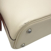 Load image into Gallery viewer, HERMES Bolide 1923 tricolor Nata/Jaune Citron/Terre Battue Epsom Size 25