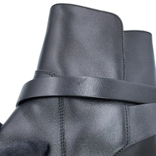 Load image into Gallery viewer, HERMES Short Boots Fortune BlackH222979ZH Calf Leather Size 41