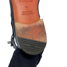Load image into Gallery viewer, HERMES Short Boots Fortune BlackH222979ZH Calf Leather Size 41
