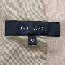 将图像加载到图库查看器中,GUCCI Jacket Size 38 Beige297161 ZX832 Wool95% Cashmere4% Polyurethane1%