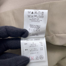 Load image into Gallery viewer, GUCCI Jacket Size 38 Beige297161 ZX832 Wool95% Cashmere4% Polyurethane1%