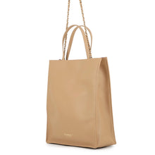 将图像加载到图库查看器中,CHANEL Small Shopping Tote Bag Dark BeigeAS6452 Calf Leather