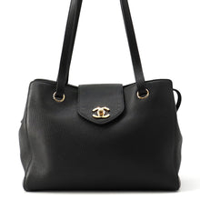 Load image into Gallery viewer, CHANEL Small Shopping Bag BlackAS6244-B24024-94305 Grained Calf Leather