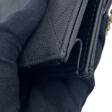 Load image into Gallery viewer, CHANEL Matelasse CC Logo Chain Wallet BlackAP5455-B25537-94305 Caviar Leather