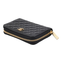 Load image into Gallery viewer, CHANEL Matelasse CC LogoCoin purse BlackAP5378 Lambskin