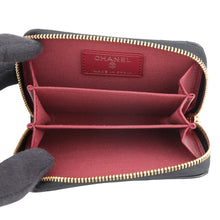 Load image into Gallery viewer, CHANEL Matelasse CC LogoCoin purse BlackAP5378 Lambskin