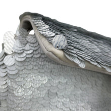 将图像加载到图库查看器中,CHANEL Single flap double chain bag SilverA01163 Sequins Leather Size 20