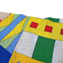 Load image into Gallery viewer, HERMES Giant Square Cheval de Fete Size 140 Gris Cine/Vert/Jaune Cashmere70% Silk30%
