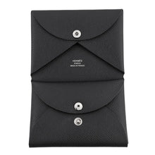 Load image into Gallery viewer, HERMES Calvi Duo Black Epsom