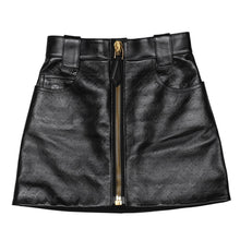 将图像加载到图库查看器中,LOUIS VUITTON Monogram Skirt Size 36 BlackFOLS11046 Calf Leather