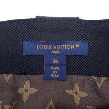 将图像加载到图库查看器中,LOUIS VUITTON Monogram Skirt Size 36 BlackFOLS11046 Calf Leather