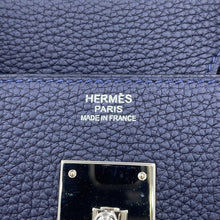 将图像加载到图库查看器中,HERMES Birkin Blue Nuit Togo Leather Size 30