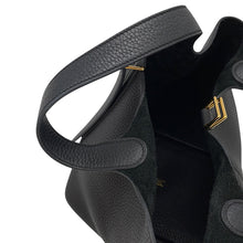 Load image into Gallery viewer, HERMES Picotin Lock Black Taurillon Clemence Size PM