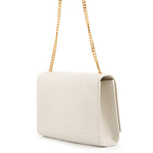 将图像加载到图库查看器中,SAINT LAURENT PARIS Kate Chain Shoulder Bag White354119DND0J9207 Embossed Leather Size Medium