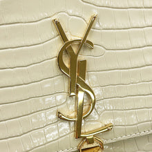 将图像加载到图库查看器中,SAINT LAURENT PARIS Kate Chain Shoulder Bag White354119DND0J9207 Embossed Leather Size Medium