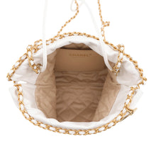 Load image into Gallery viewer, CHANEL CHANEL22 ChainShoulder Bag WhiteAS3980-B19059-10601 Shiny Calf Leather Size Mini