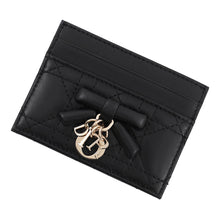 Load image into Gallery viewer, Dior Lady Dior Freesia Cannage Card Holder BlackS2604OUQA_M900 Lambskin