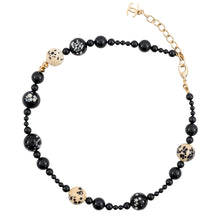 Load image into Gallery viewer, CHANEL CC Logo Pearl Necklace Black/IvoryABH692-B25240-UB742 Faux Pearl Gold Plated