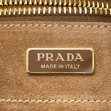 Load image into Gallery viewer, PRADA Shearling Tote Bag Beige1BG597 Shearling suede