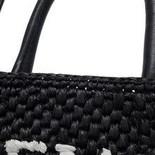 Load image into Gallery viewer, LOEWE Standard A5 2-Way Bag Natural/BlackA563S30X09 Raffia Leather