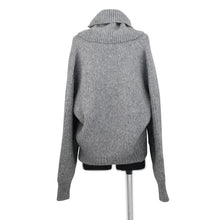 Load image into Gallery viewer, SAINT LAURENT PARIS Chunky knit Size S Gray827215 Alpaca Wool 68% Polyamide 22% Wool 10%