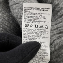Load image into Gallery viewer, SAINT LAURENT PARIS Chunky knit Size S Gray827215 Alpaca Wool 68% Polyamide 22% Wool 10%