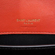 Load image into Gallery viewer, SAINT LAURENT PARIS Loulou Toy Chain Shoulder Bag Orange821749 Lambskin Size Mini