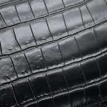 将图像加载到图库查看器中,SAINT LAURENT PARIS Full Zip Wallet Black534290 Embossed Leather