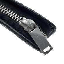 将图像加载到图库查看器中,SAINT LAURENT PARIS Full Zip Wallet Black534290 Embossed Leather