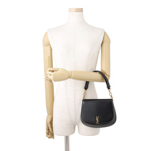将图像加载到图库查看器中,SAINT LAURENT PARIS Voltaire Shoulder Bag Black800846 Leather Size Mini