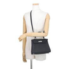 将图像加载到图库查看器中,HERMES Kelly Retourne Black Togo Leather Size 25