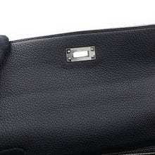 将图像加载到图库查看器中,HERMES Kelly Retourne Black Togo Leather Size 25