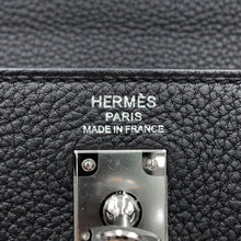 将图像加载到图库查看器中,HERMES Kelly Retourne Black Togo Leather Size 25