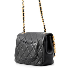 Load image into Gallery viewer, CHANEL Matelasse ChainShoulder Bag BlackAS3731 Lambskin Rhinestone Faux Pearl
