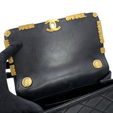 Load image into Gallery viewer, CHANEL Matelasse ChainShoulder Bag BlackAS3731 Lambskin Rhinestone Faux Pearl